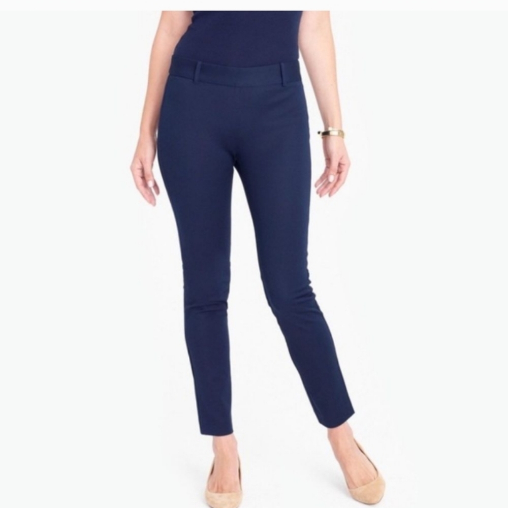 J. CREW NAVY WINNIE PANTS SIZE 14